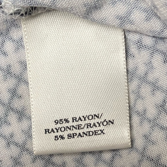 Ann Taylor Black and White Stitched Diamond Pattern Effect Long- sleeve … - Picture 8 of 8